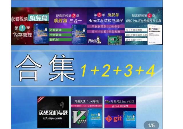 奔跑吧Linux社区合集第1+2+3+4季+死机专题+RISC-V高级+arm64高级+vim+git-青知木杂货铺