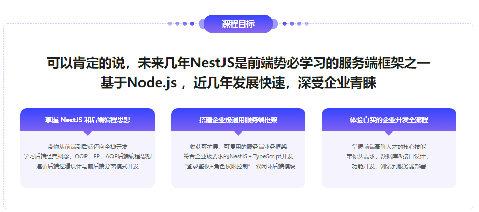 图片[1]-NestJS 入门到实战 前端必学服务端新趋势-青知木杂货铺