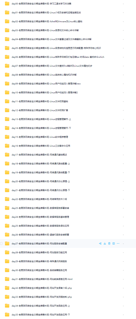 图片[2]-老男孩-网络安全VIP课程20期-青知木杂货铺