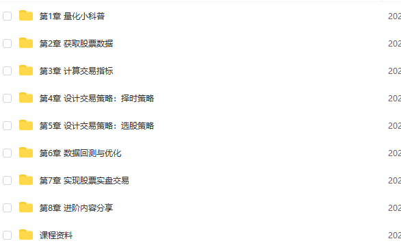 图片[1]-程序员理财课 Python量化交易系统实战-青知木杂货铺