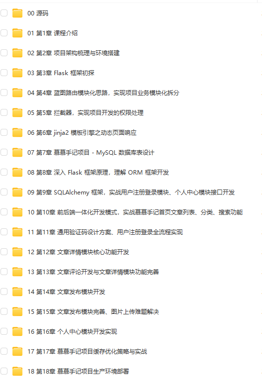图片[1]-Python Flask 全流程全栈项目实战-青知木杂货铺