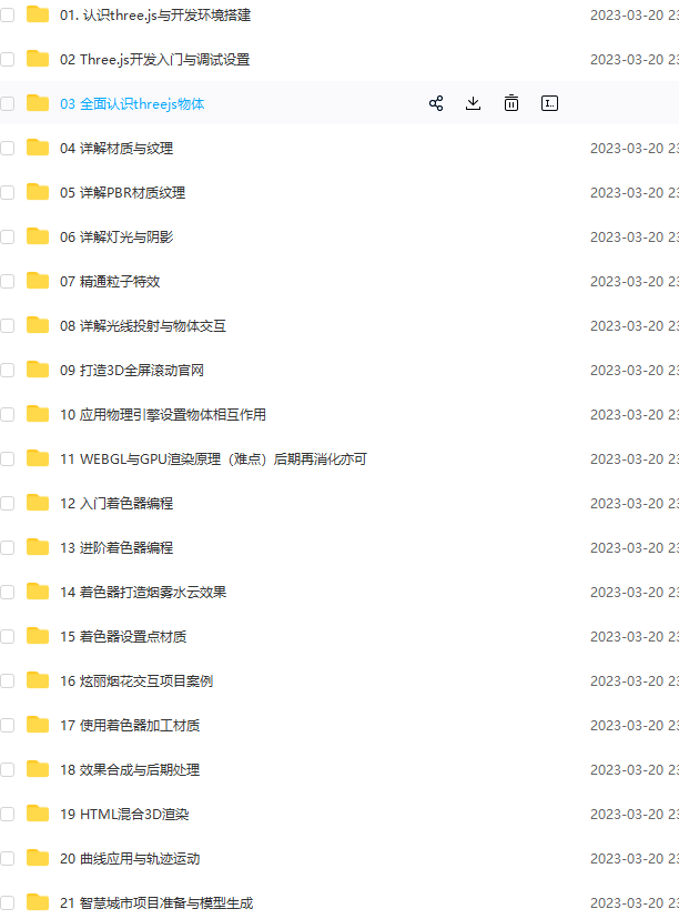 图片[4]-网易云课堂-2024Three.js可视化企业实战WEBGL课|50章完整-青知木杂货铺