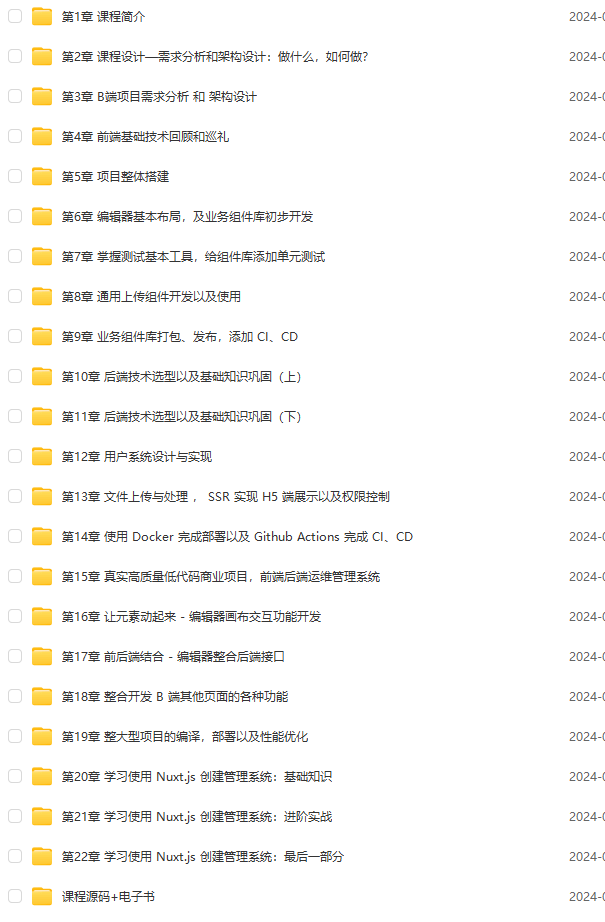 图片[6]-真实高质量低代码商业项目，前端/后端/运维/管理系统-青知木杂货铺