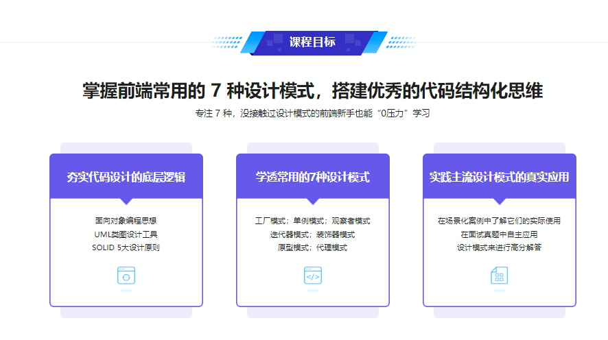 图片[1]-快速掌握前端必会的 7 种设计模式-青知木杂货铺
