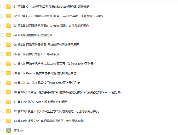 图片[2]-C++从0实现百万并发Reactor服务器-青知木杂货铺