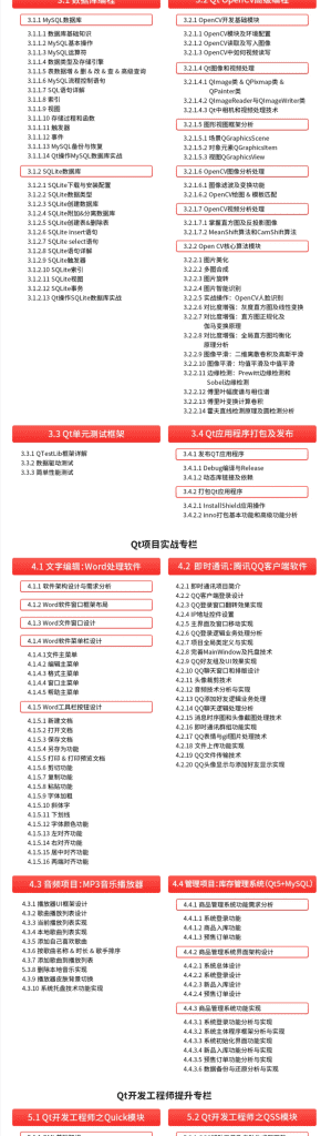 图片[2]-零声-Qt开发必备技术栈（Qt5C语言c++数据库OpenCVQuickQt实战）-青知木杂货铺