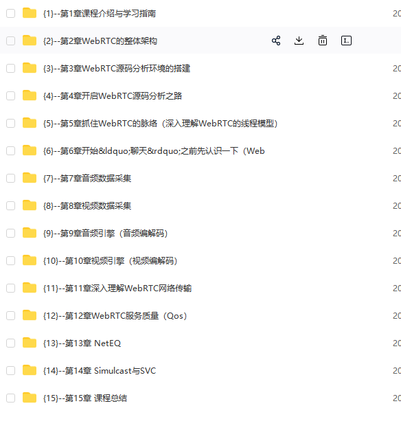 图片[1]-WebRTC源码级深度解析，进阶大厂高级音视频开发者-青知木杂货铺