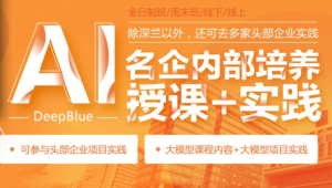 深兰Ai人工智能名企内部培训+实践班第五期-青知木杂货铺