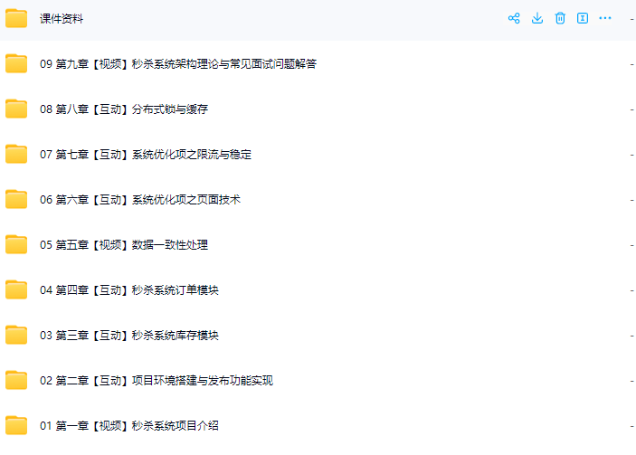 图片[1]-九章算法-电商秒杀项目：Spring项目实战-青知木杂货铺