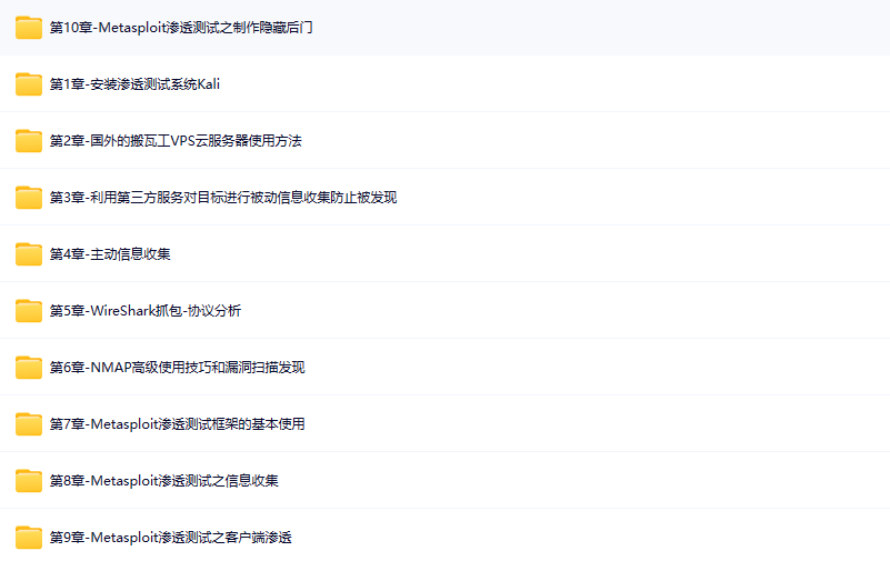 图片[1]-腾讯课堂-Kali安全渗透+Web白帽子高级工程师+黑客攻防 – 带源码课件-青知木杂货铺