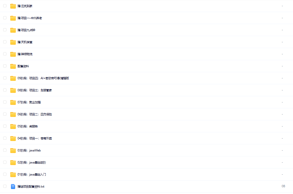 图片[1]-黑马博学谷-2024年11月AI版Java全栈开发V15课程-青知木杂货铺