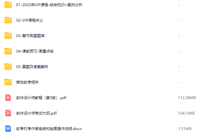 图片[1]-2025年软考中级软件设计师|送往期-青知木杂货铺