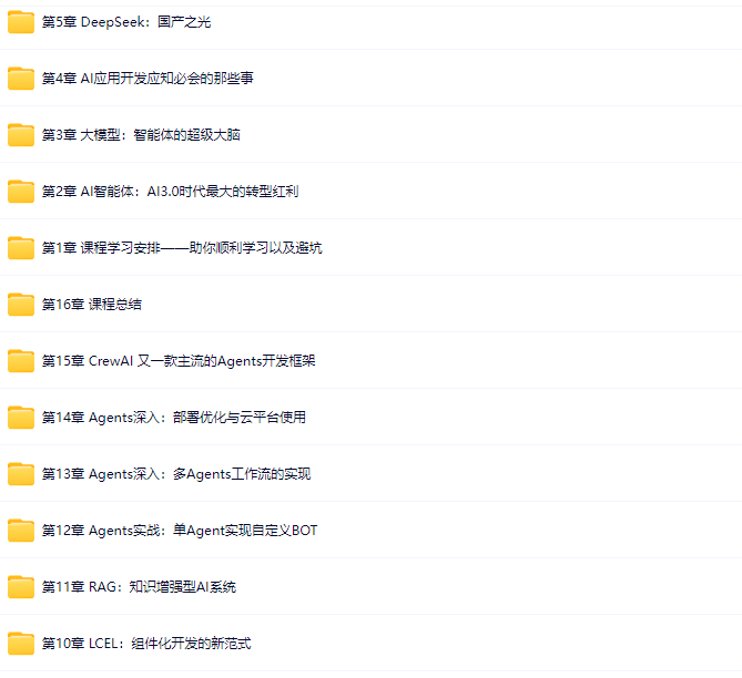 图片[3]-AI Agent从0到1定制开发 全栈/全流程/企业级落地实战-青知木杂货铺