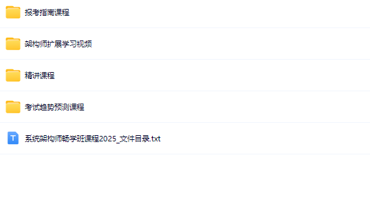 图片[1]-2025系统架构师畅学班课程-青知木杂货铺