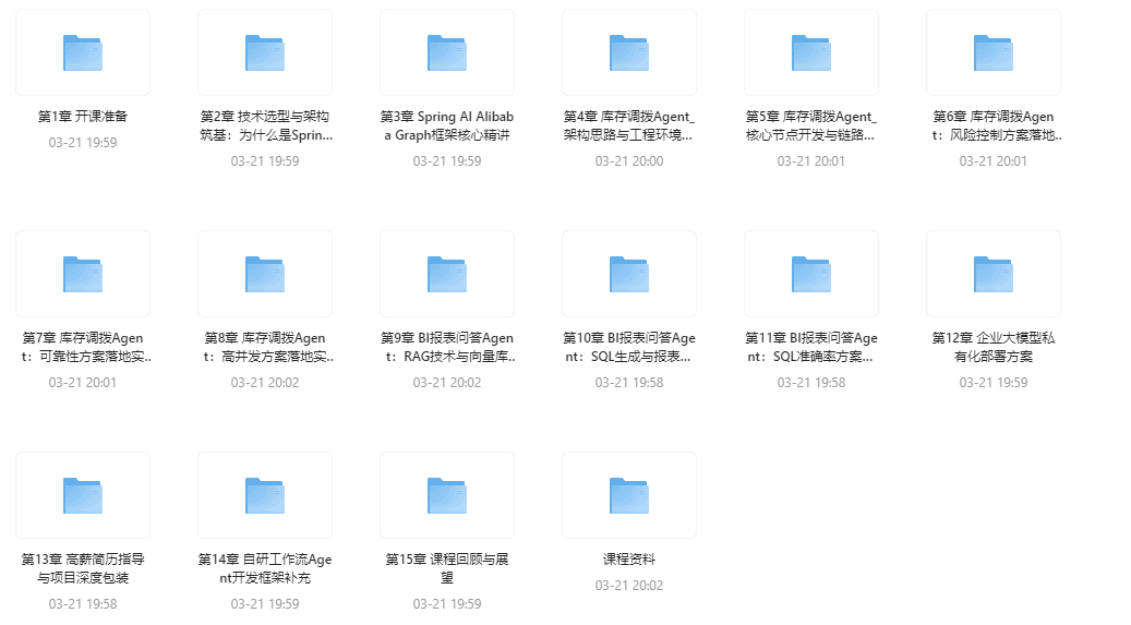 图片[1]-Java转 AI高薪领域必备-从0到1打通生产级AI Agent开发-青知木杂货铺