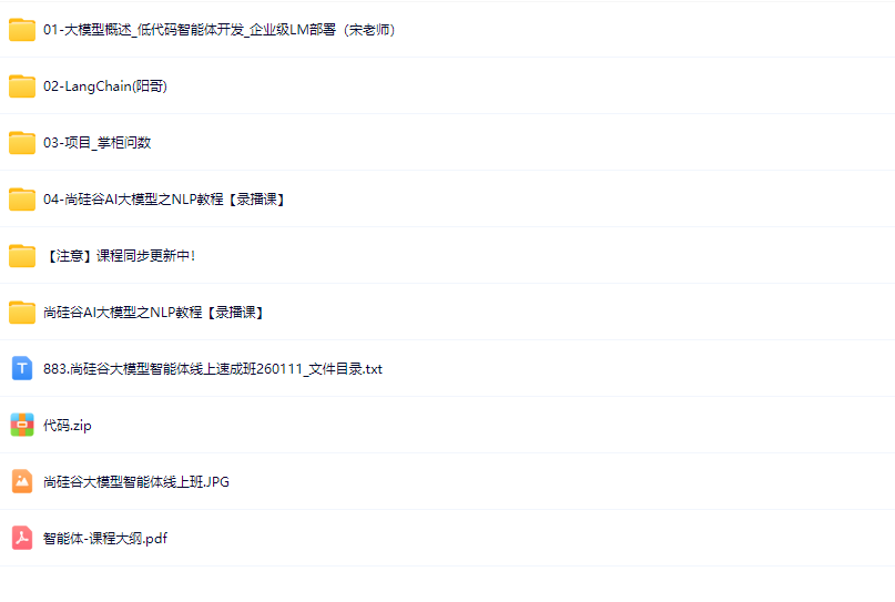 图片[1]-尚硅谷-2026大模型智能体极速就业版V2.0-青知木杂货铺