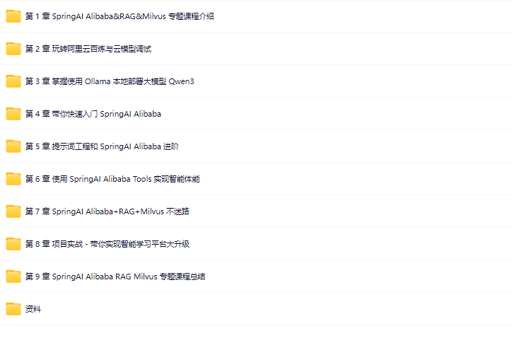 图片[1]-SpringAI Alibaba+RAG+Milvus 传统应用升级项目实战-青知木杂货铺